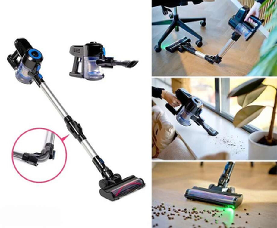 Steelstofzuiger Draadloos 2-in-1 met Flexibele Stang