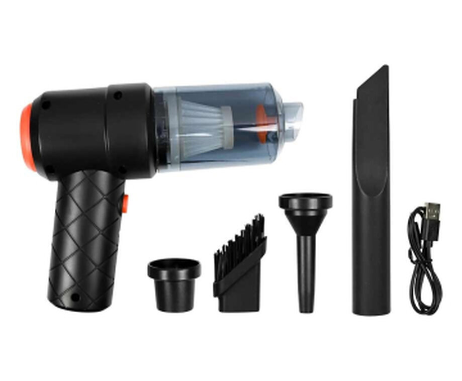 2-in-1 Stofzuiger En Compressor Mini 3600 mAh