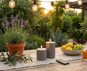 2-PACK Oplaadbare LED Kaarsen - Waterdicht Dus Geschikt Voor Buiten En Binnen!