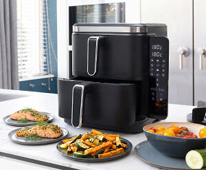 Dubbele Airfryer XXL 11 Liter