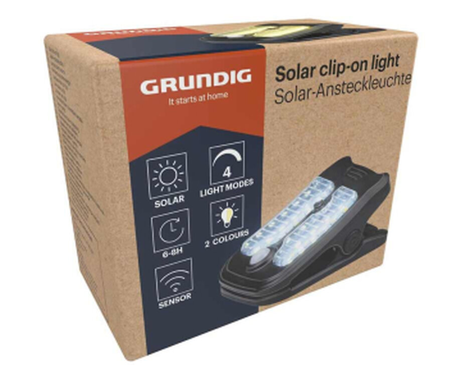 Solar Tuinverlichting Clip Met Sensor - Overal Te Bevestigen En Verplaatsen!