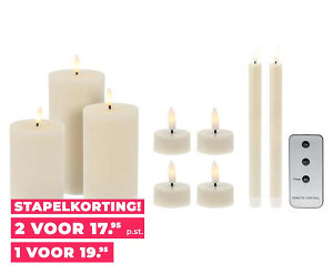 9-Delige Set Van Verschillende LED Kaarsen - Veilig En Sfeervol!
