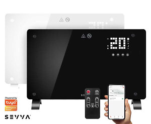 SEVVA® Slimme Paneelverwarming 2000W - Met Handige Tijdschema's, Bediening Op Afstand En Meer!