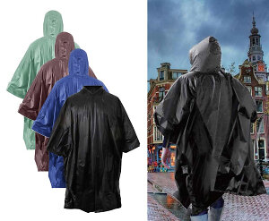 Regenponcho Herbruikbaar met Capuchon