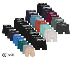 10-Pack Mario Russo Boxershorts - Verkrijgbaar In 4 Kleurpakketten!