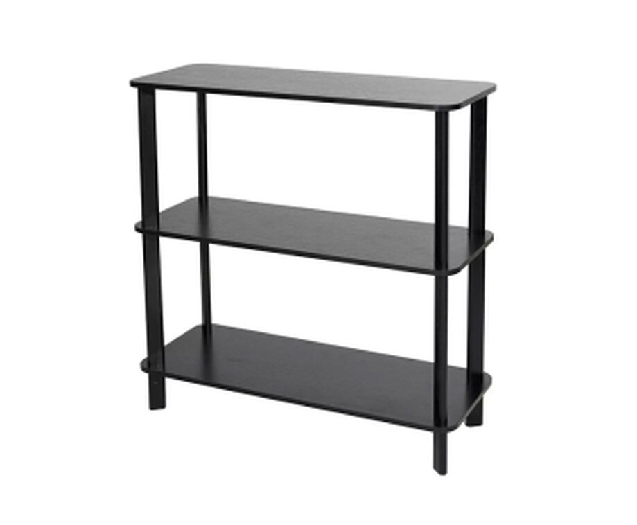 Kast met Planken Hout Zwart