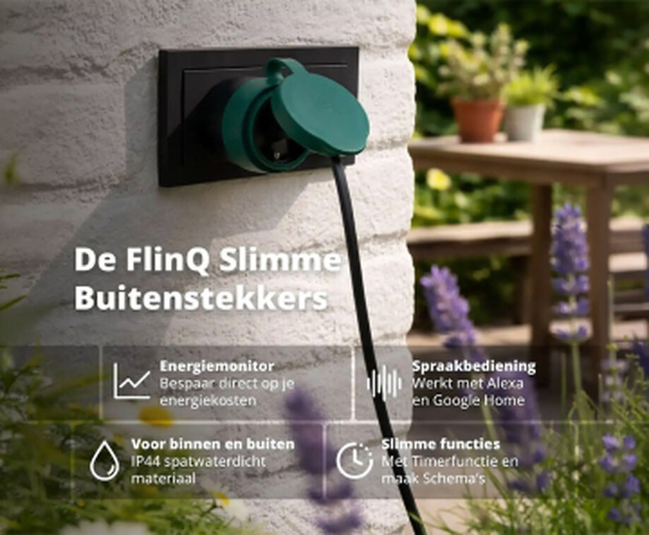 Slimme Buitenstekker met Energiemonitor