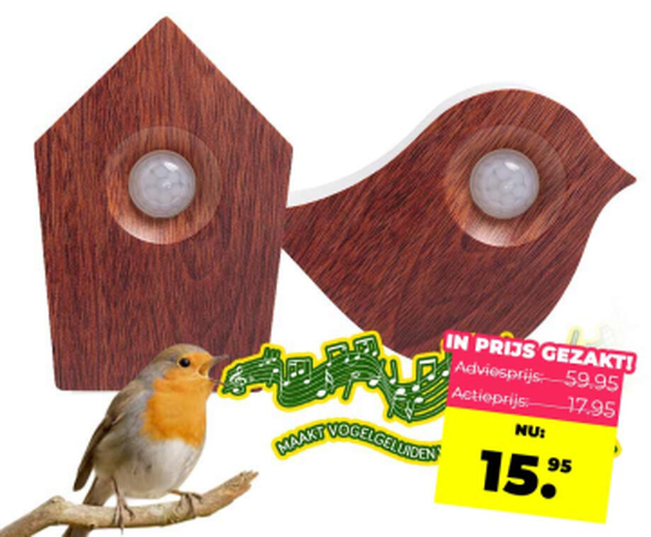 Vogelzang Doosje Met Sensor