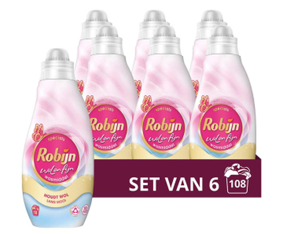6-PACK Robijn Vloeibaar Wasmiddel