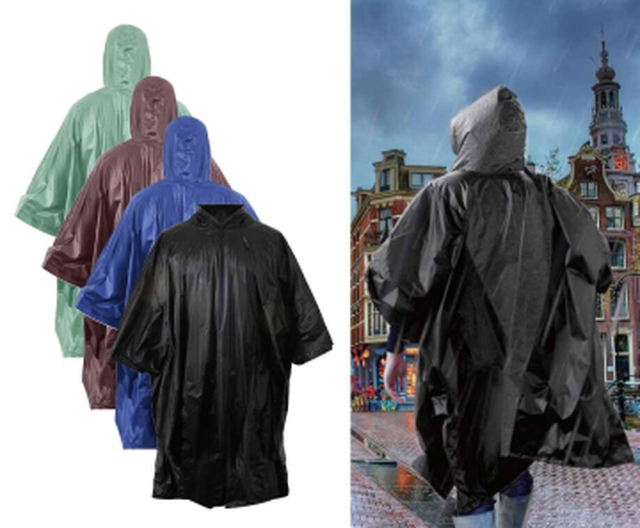 Regenponcho Herbruikbaar met Capuchon