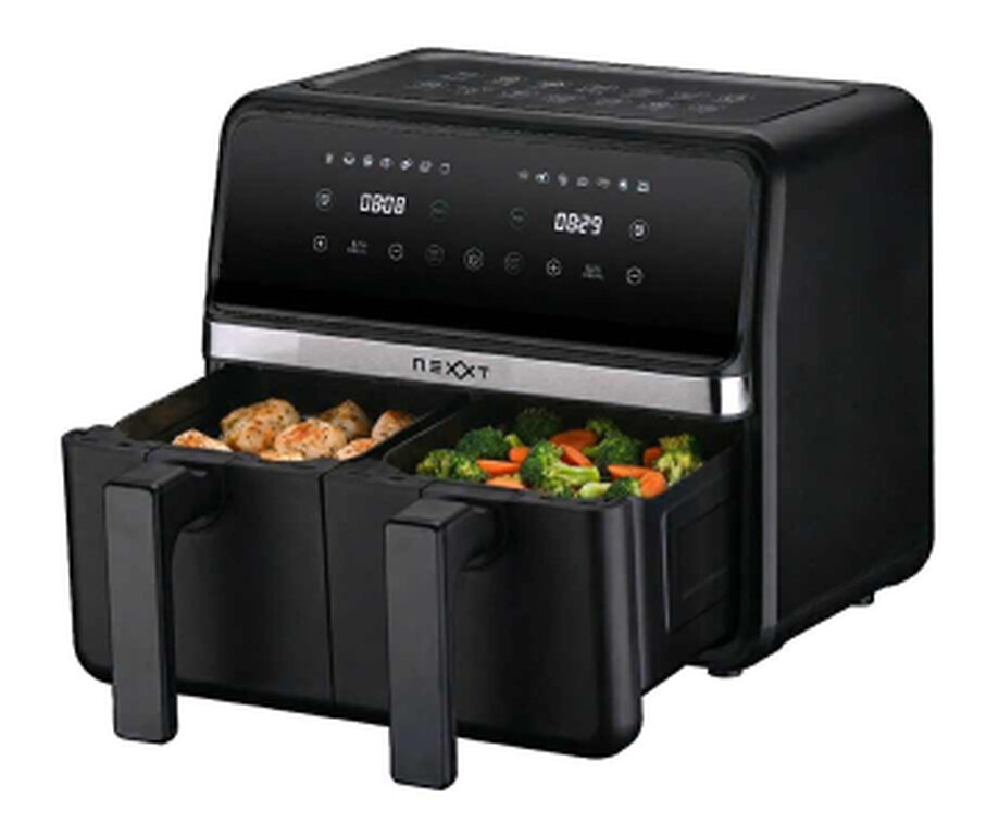 Dubbele Airfryer XXL - 2 Kookzones Van 4 Liter!