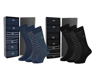 Mario Russo Sokken 6-Pack in Giftbox