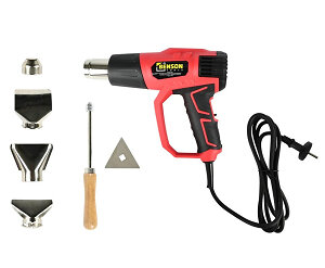 Heteluchtpistool 2000W Deluxe Inclusief Koffer en 4 Mondstukken