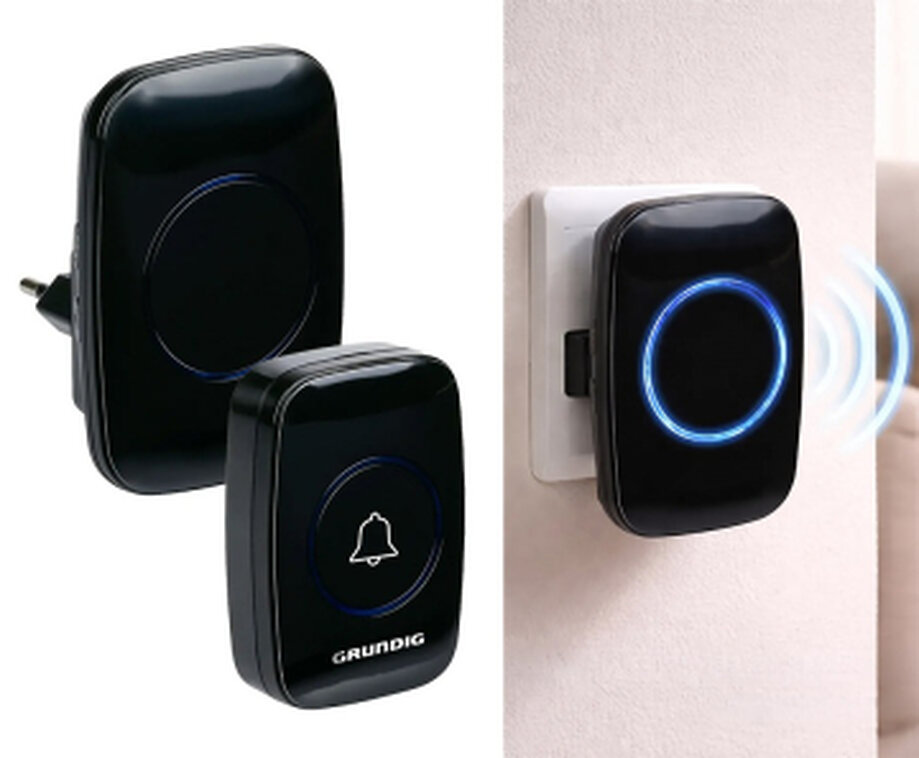 Draadloze Deurbel Set met Plug-in Ontvanger 300m