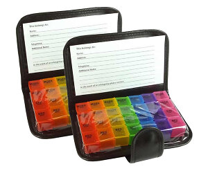 Pillendoos In Etui - Vandaag 1+1 GRATIS!