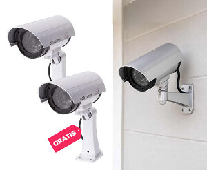 Dummy Beveiligingscamera met Knipperend LED