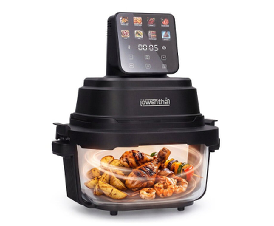 Glazen Airfryer 4 Liter Digitaal