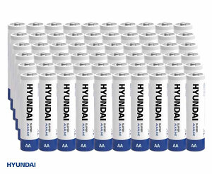 Hyundai Alkaline Batterijen AA of AAA 60 Stuks