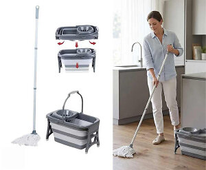 Dirt Devil Mop Met Opvouwbare Emmer