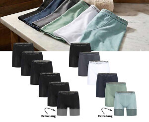 Mario Russo Boxershorts Long Fit 6-Pack